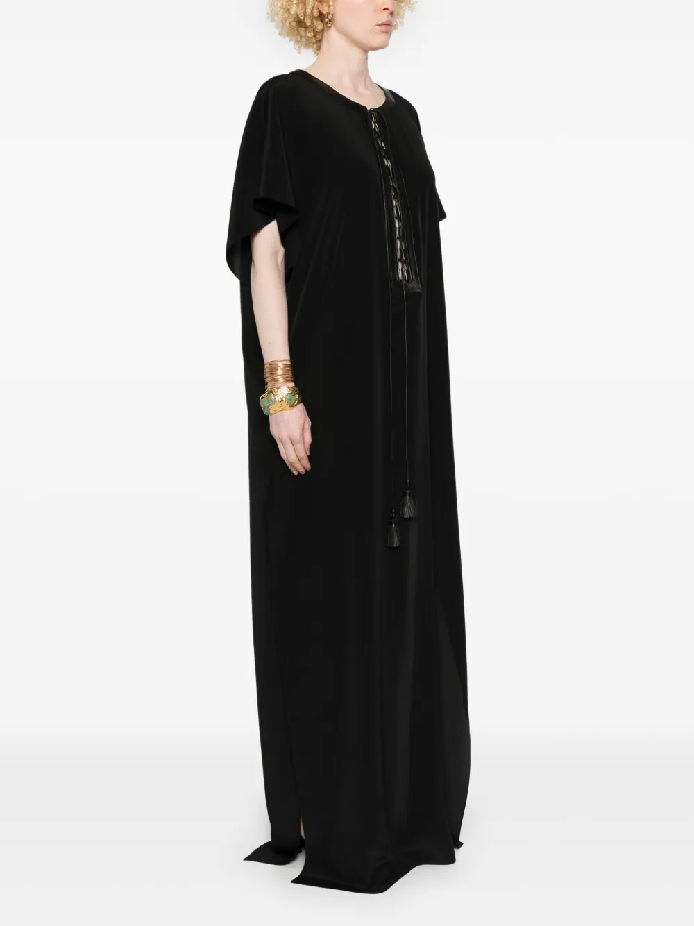 TOM FORD Zijden maxi-jurk Zwart