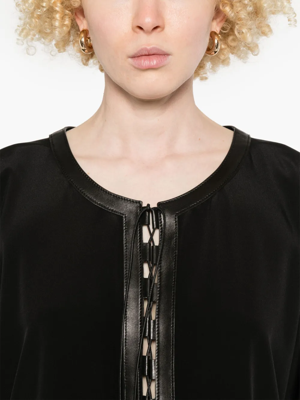 TOM FORD Zijden maxi-jurk Zwart
