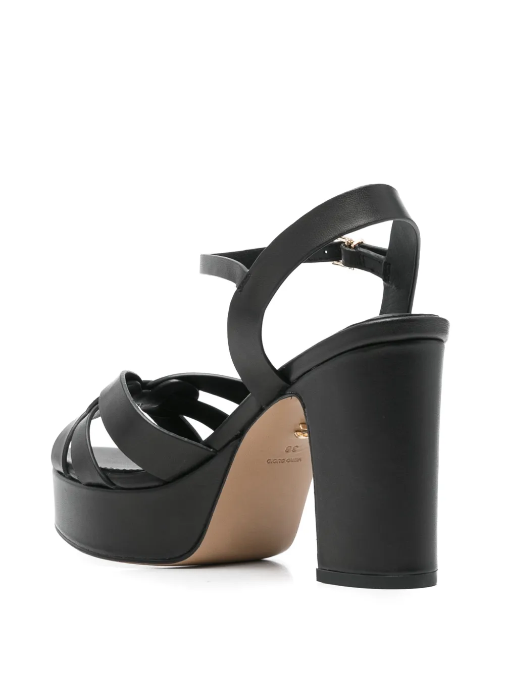 Lola Cruz 95mm Aria sandals Black