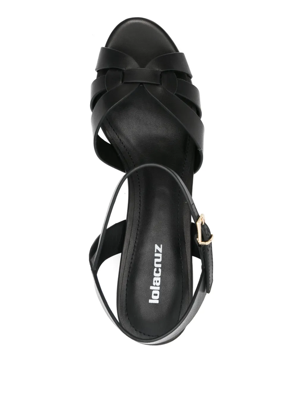 Lola Cruz 95mm Aria sandals Black