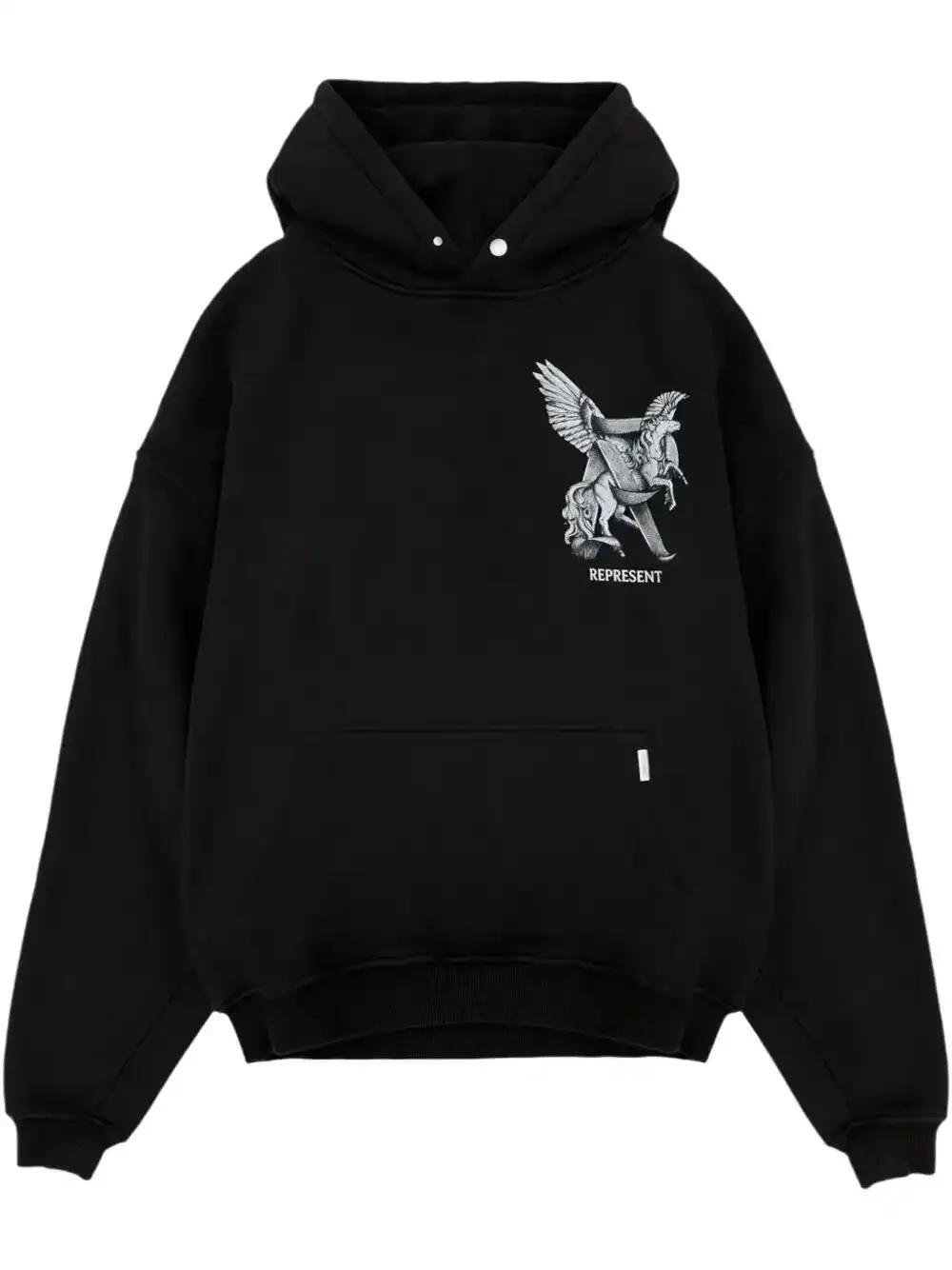 Shop Represent Elegance In Motion Hoodie In Black