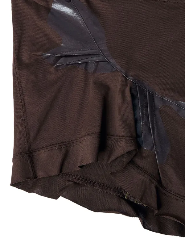 kiko kostadinov SOLIX SCARF Kiko Kostadinov Cotton Scarf | Brown