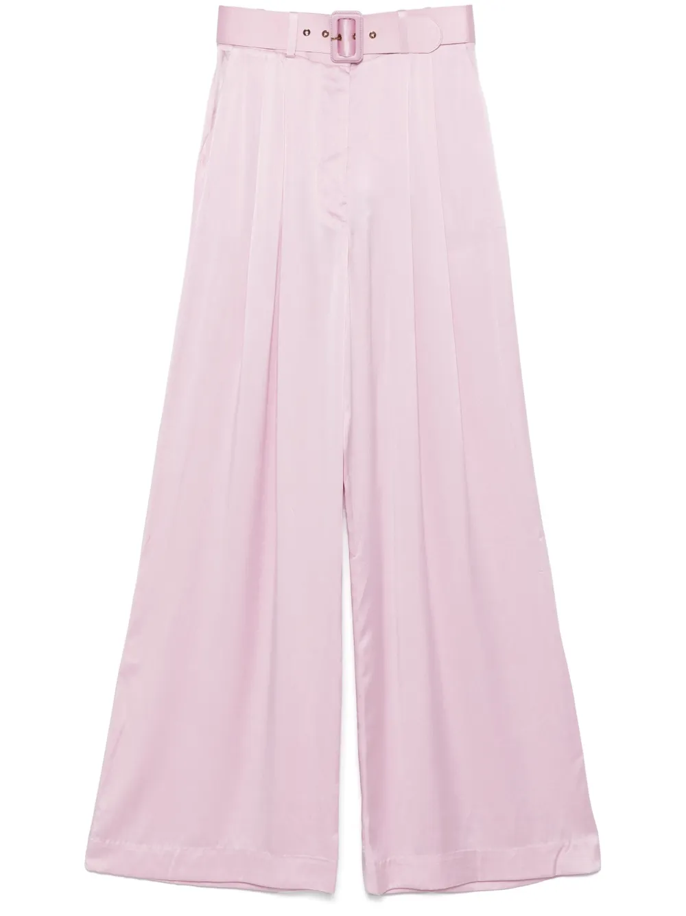 ZIMMERMANN シルク タックパンツ - ピンク ZIMMERMANN シルク タックパンツ - ピンク