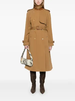 【関税&送料込】Chloe Long Water-Repellent Beige Trench Coat Chloé Chloe Long Water-repellent Beige Trench Coat In Cotton