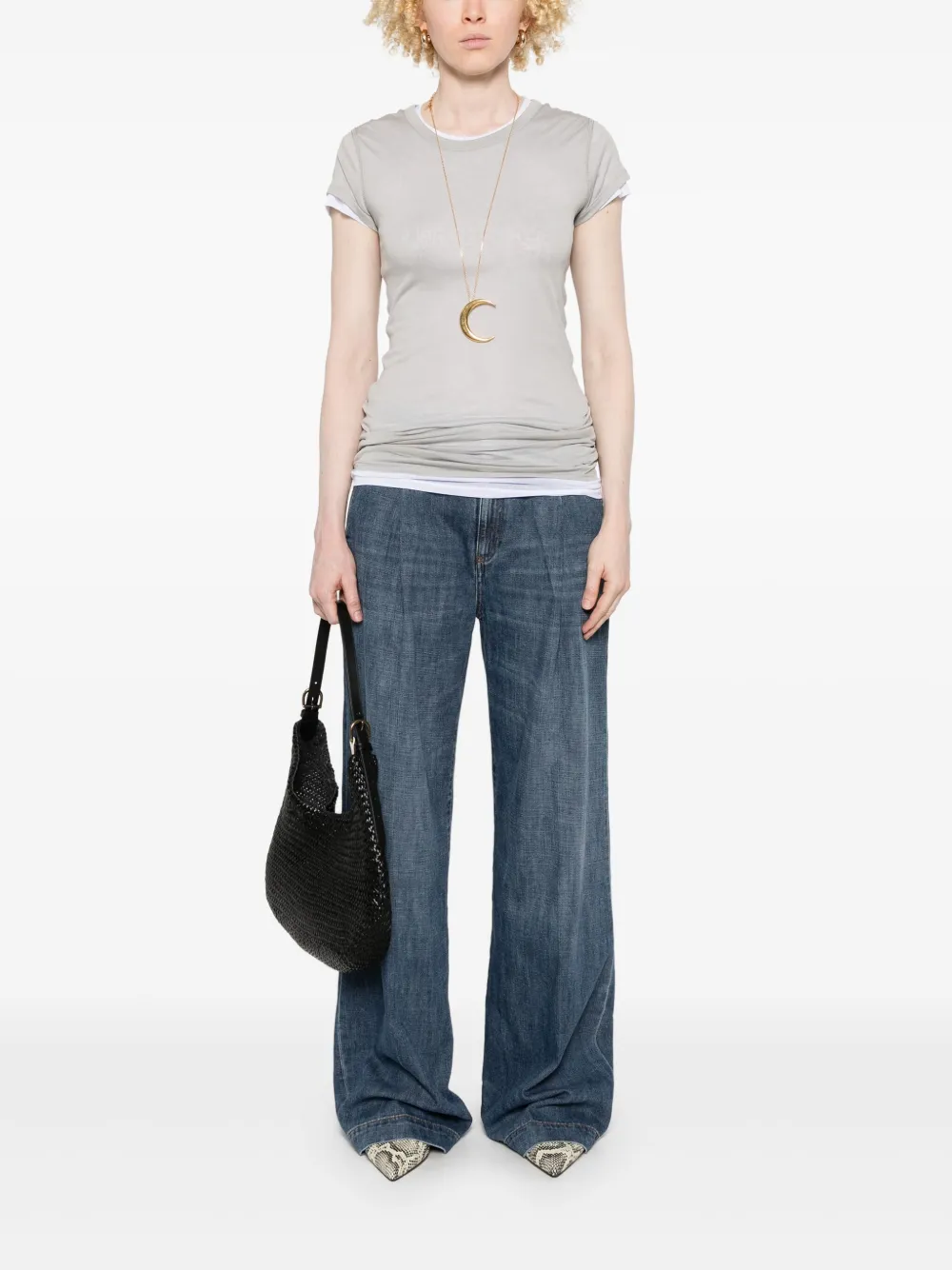 Dorothee Schumacher Layer Love T-shirt Grijs