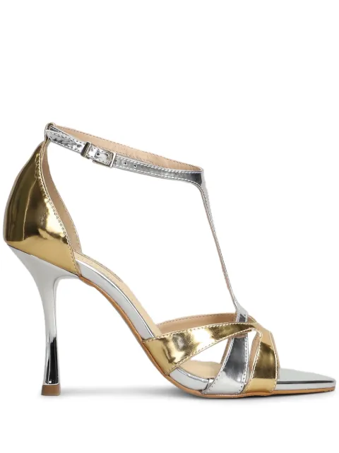 Werner 95mm metallic-effect sandals