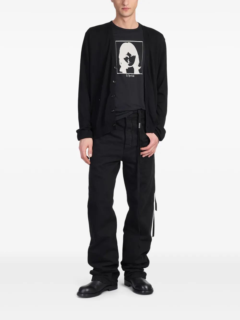 Ann Demeulemeester Ronald broek - Zwart