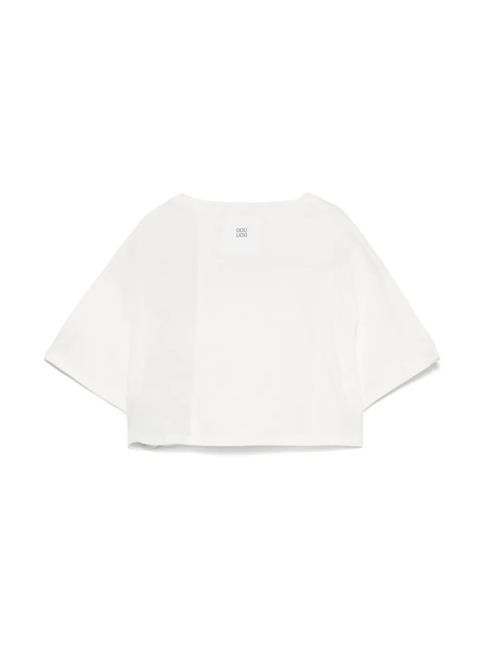 Douuod Kids Cropped T-shirt - Wit