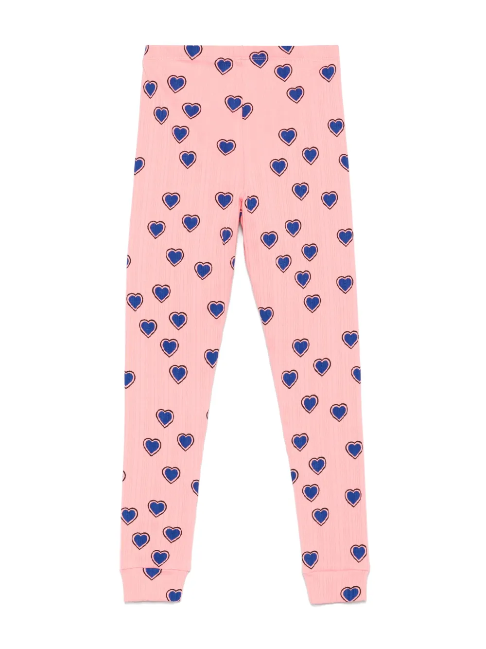 Mini Rodini Legging met hartprint - Roze