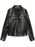 TOM FORD leather shirt - Black