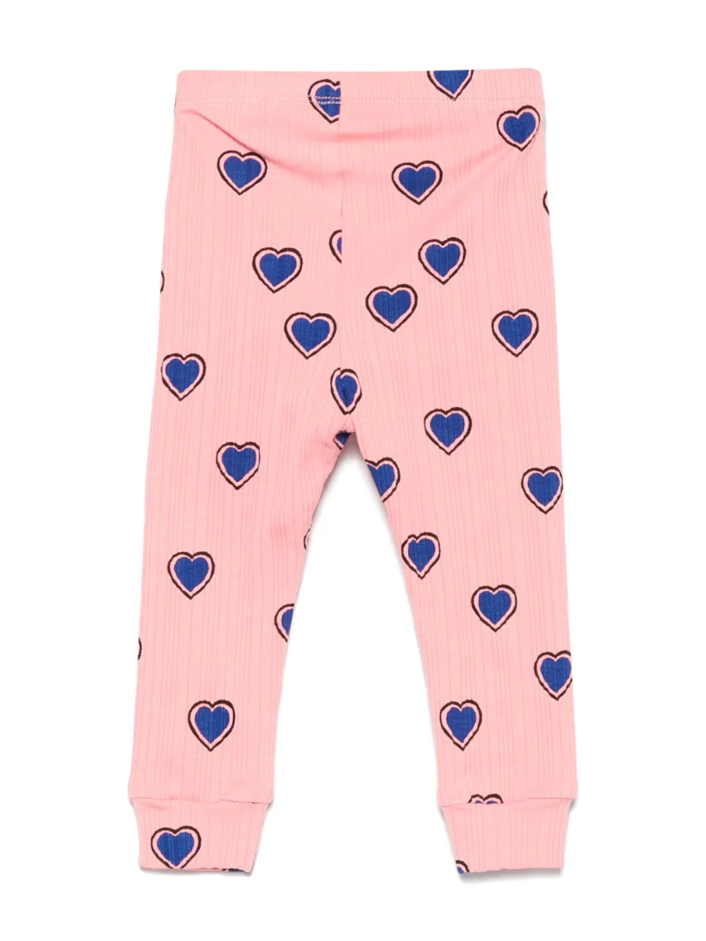 Mini Rodini Legging met hartprint - PINK