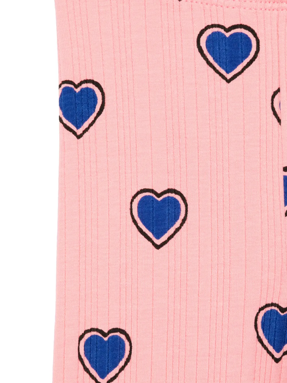 Mini Rodini Legging met hartprint PINK