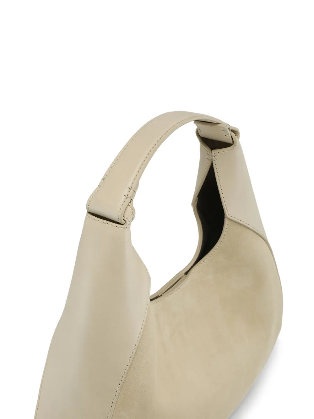 Officine Creative Suède schoudertas Beige