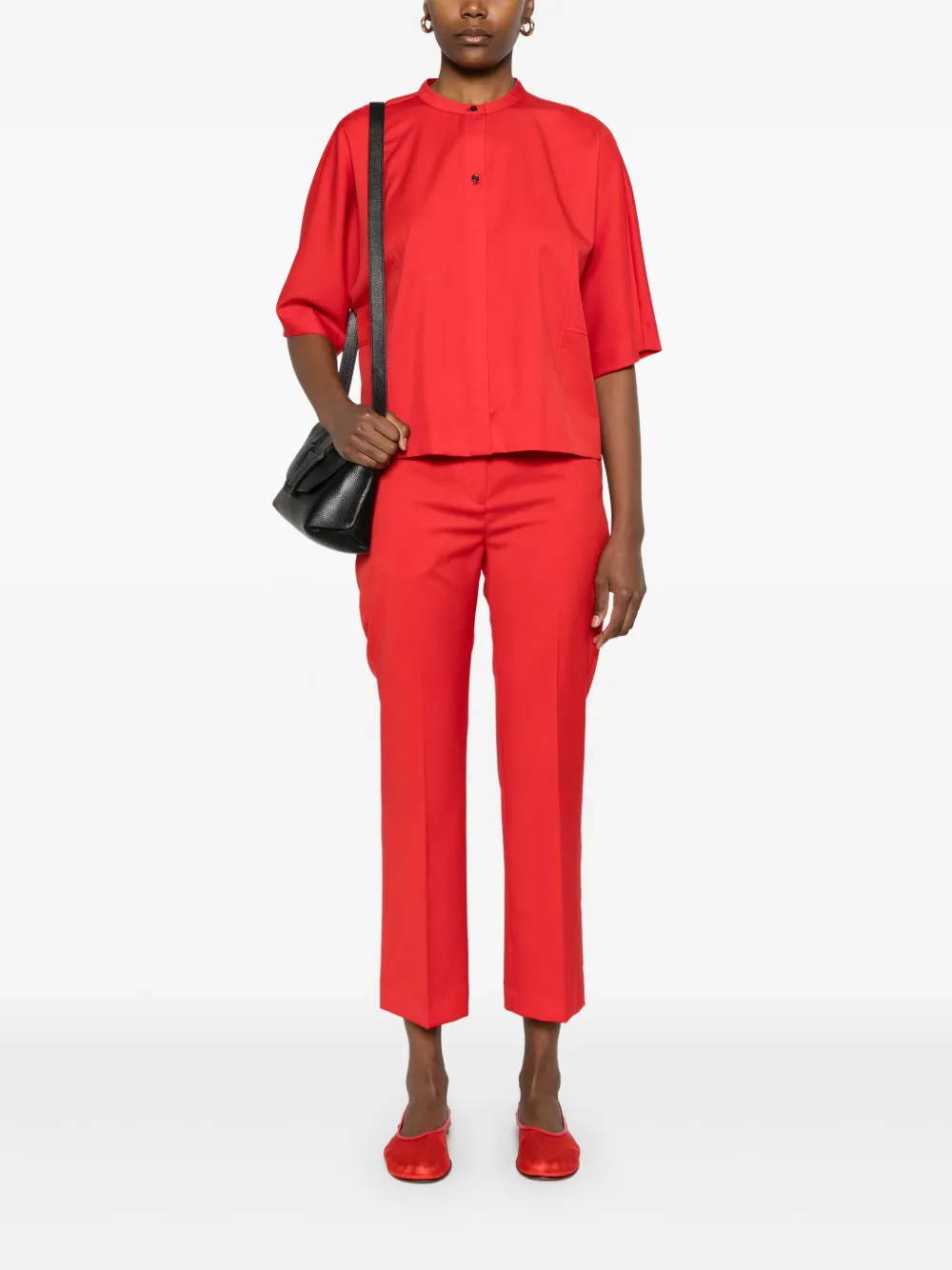 Loulou Studio Sofe trousers - Rood