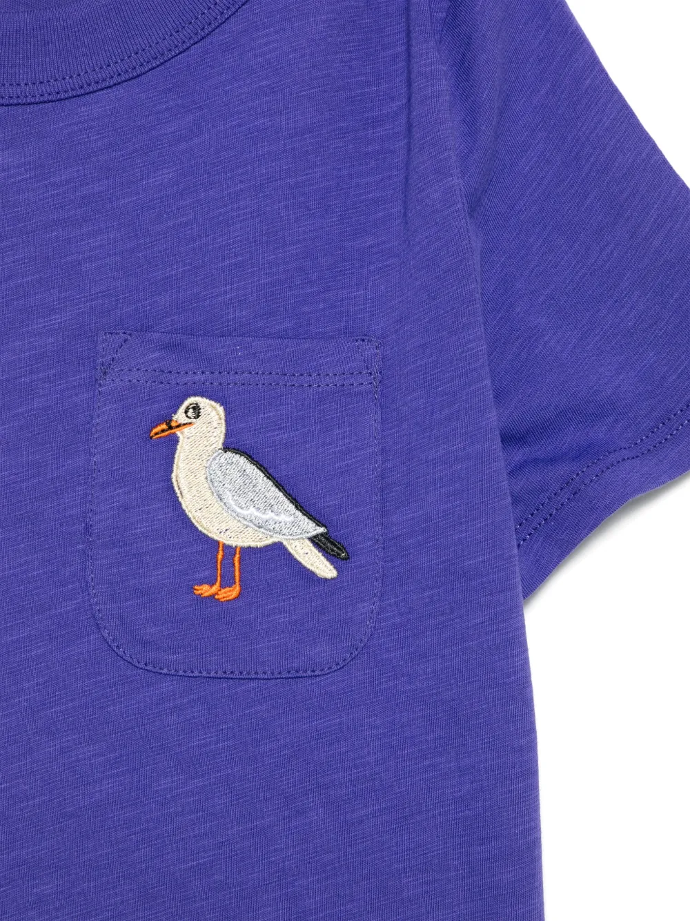 Mini Rodini T-shirt met meeuwzak Paars