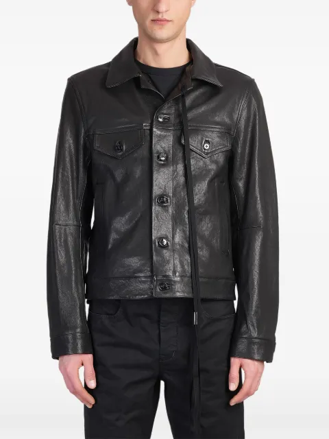 Ann Demeulemeester Ebbe leather jacket