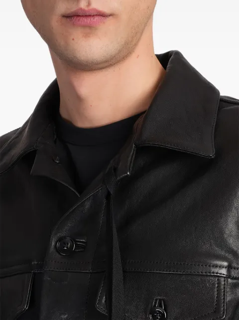 Ann Demeulemeester Ebbe leather jacket