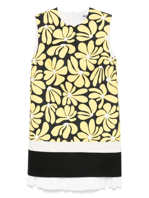 MSGM floral-print mini dress