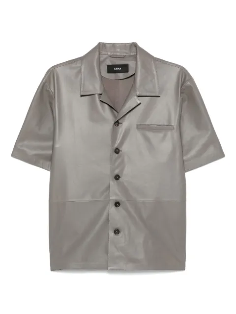 Arma leather shirt