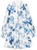alice + olivia Junia mini dress - White