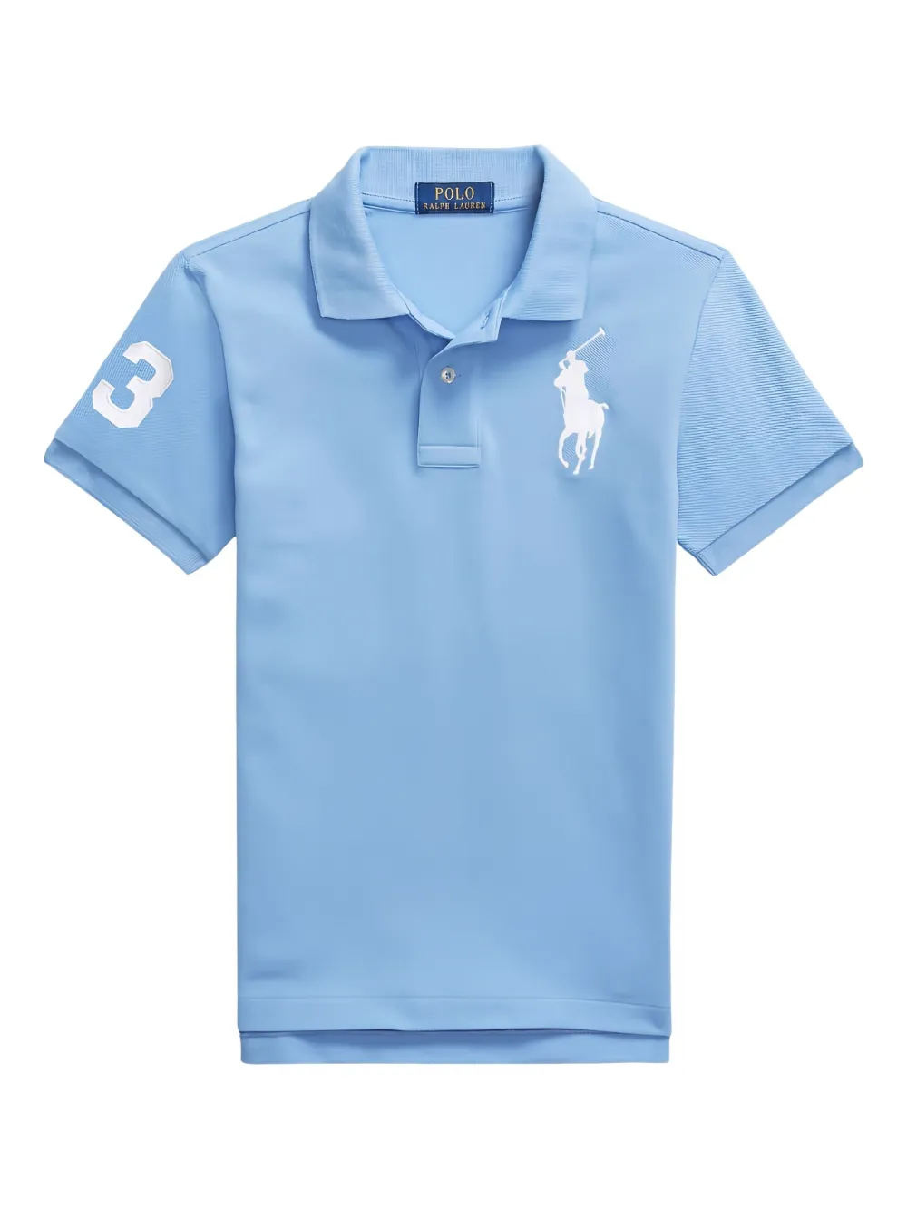 POLO RALPH LAUREN KIDS Poloshirt met print Blauw