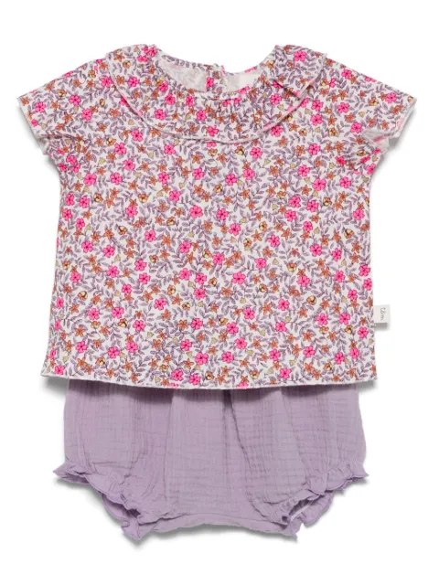 TEDDY & MINOU floral-print shorts set