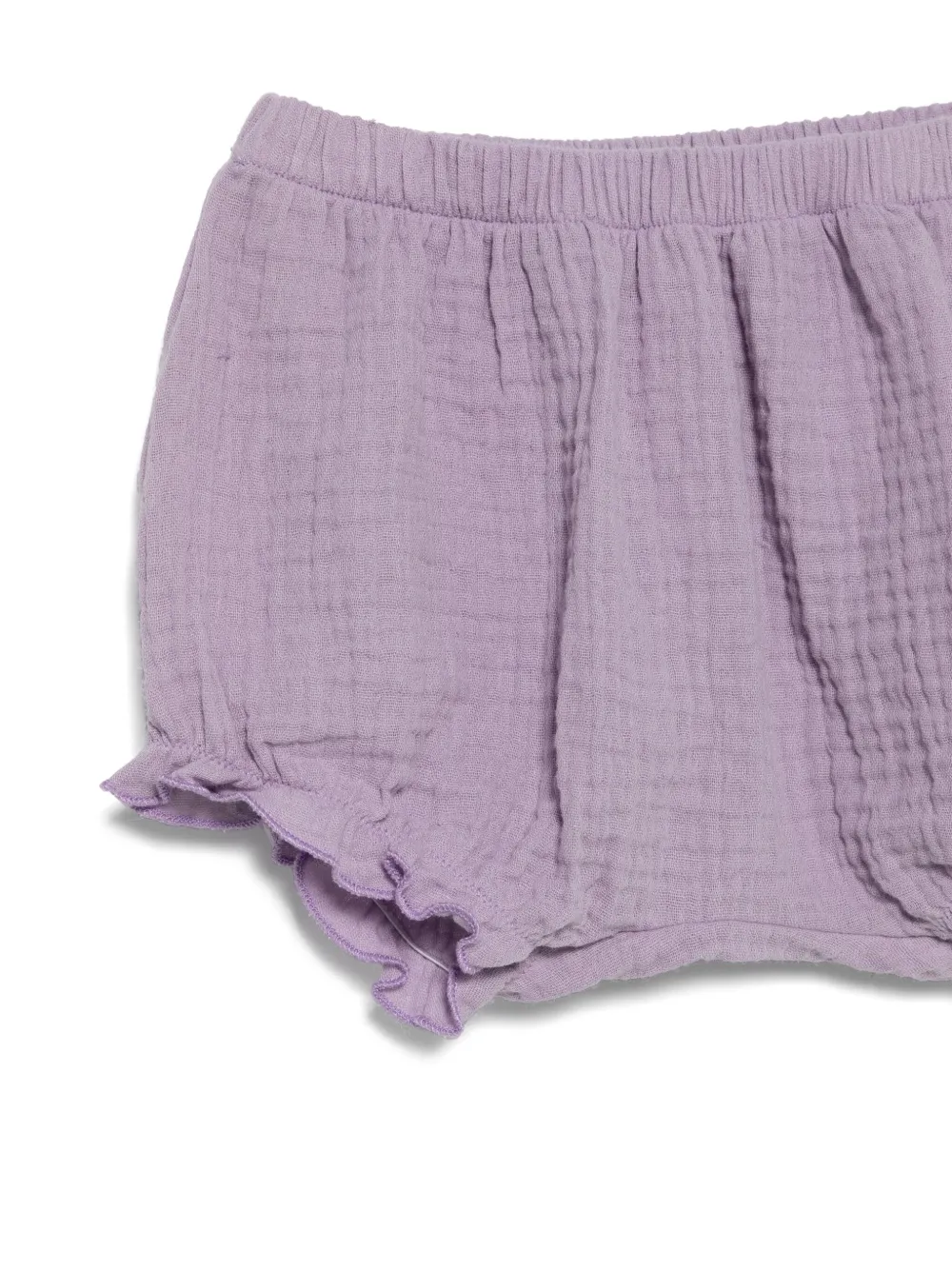 TEDDY & MINOU Shorts met bloemenprint Paars