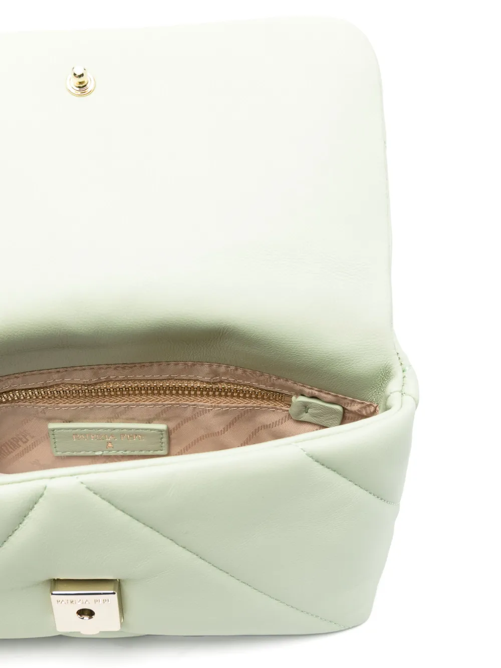 Patrizia Pepe Crossbodytas met Fly-plakkaat Groen