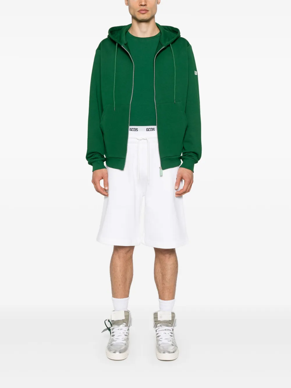 GCDS Essentials hoodie - Groen