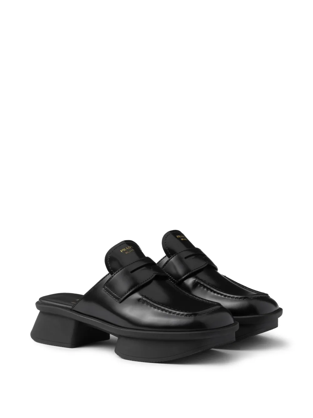 Prada 40mm Equal mules | Heeled Mules | Image 2