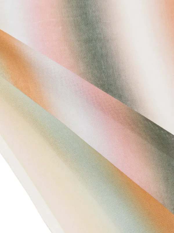 Paul Smith artist-stripe Scarf | Neutrals | FARFETCH ID