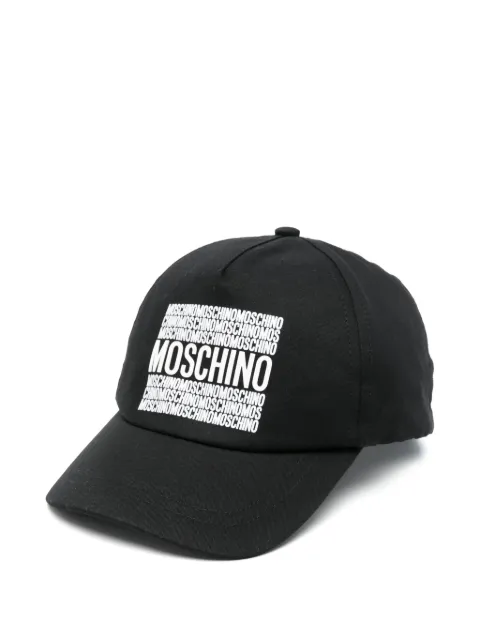 Moschino Kids logo-print cap