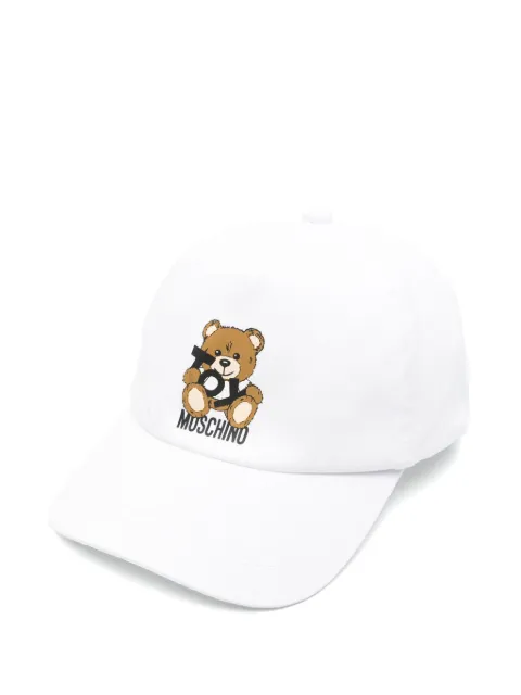 Moschino Kids Polo Bear-print cap