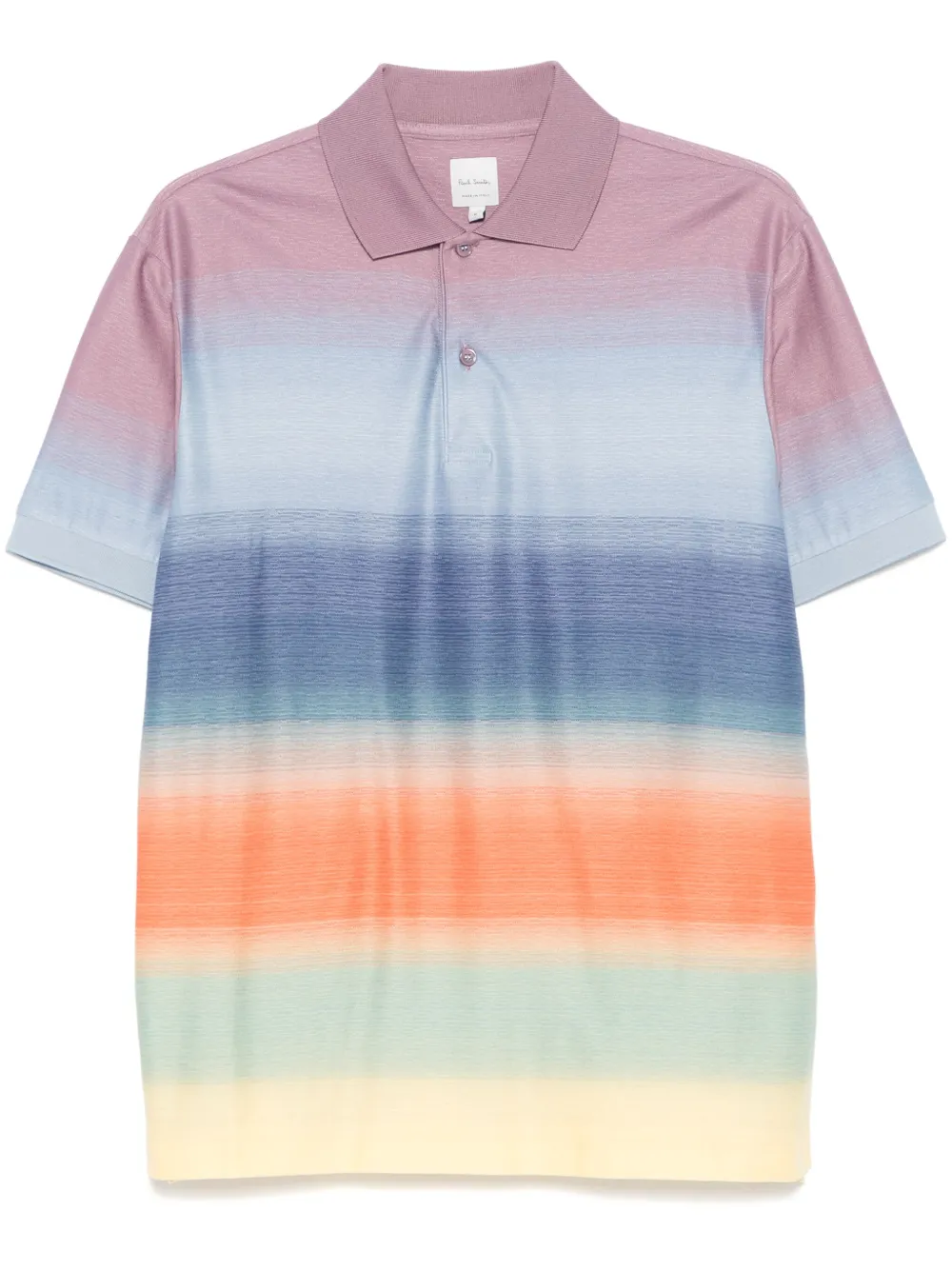 Paul Smith Smith-Stripe polo shirt | Purple | Image 1