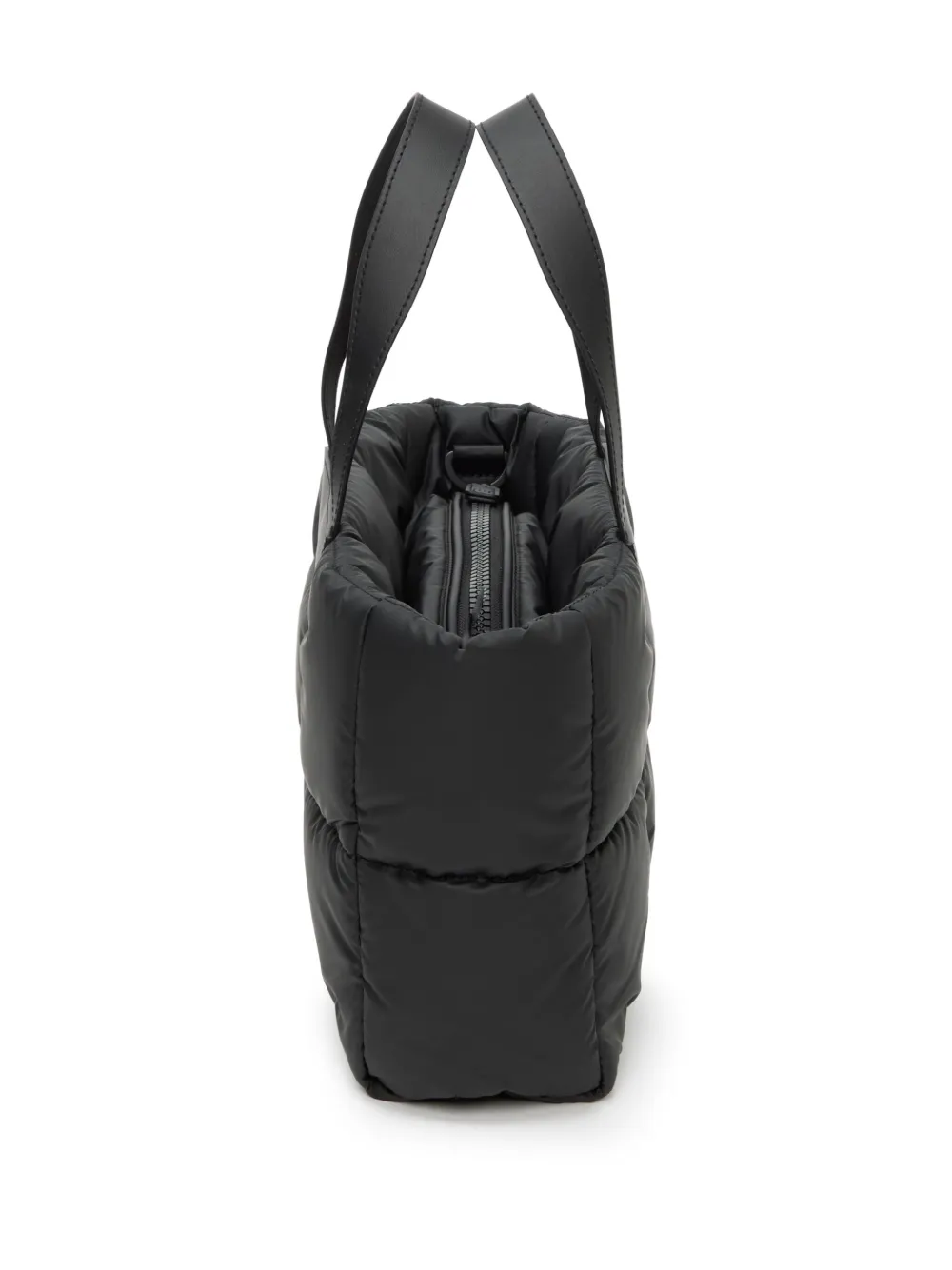 VeeCollective padded tote bag - Zwart