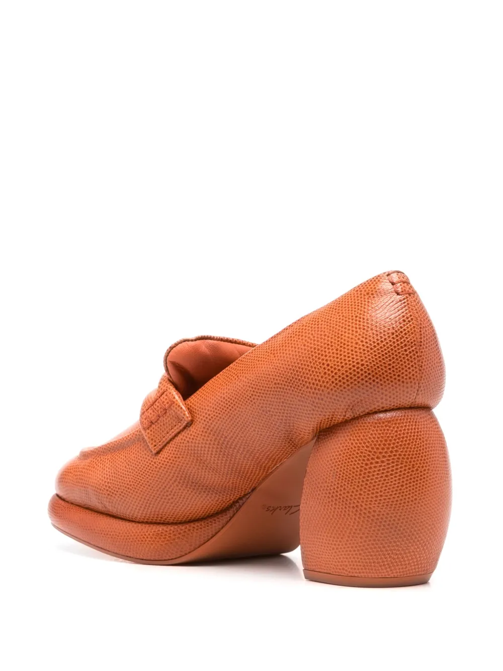 Clarks x Martine Rose 90mm pumps Orange