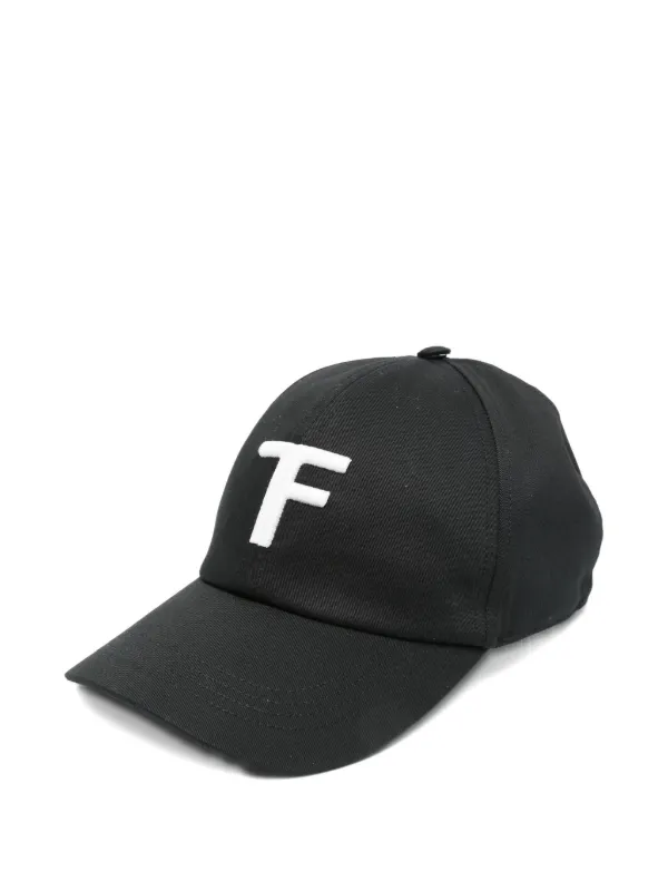 【関税込み】TOM FORD Cotton trucker hat TOM FORD logo-embroidered Cotton Cap | Blue | FARFETCH