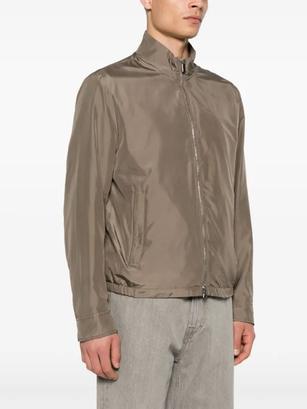 Paul Shark Jacke Aus Seide Grün FARFETCH DE