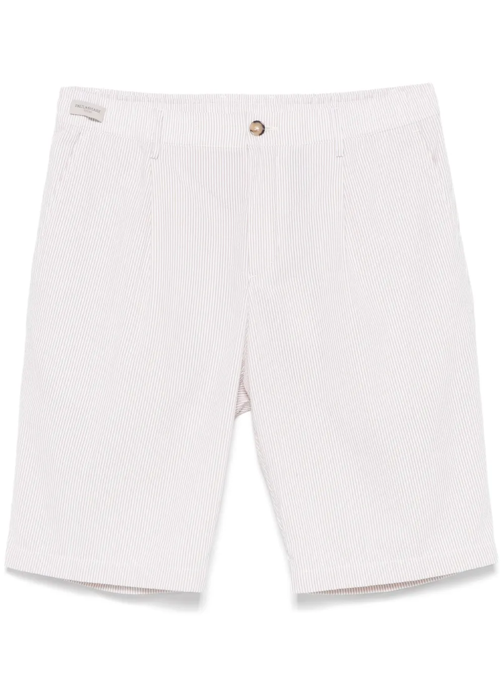 seersucker cotton bermuda shorts