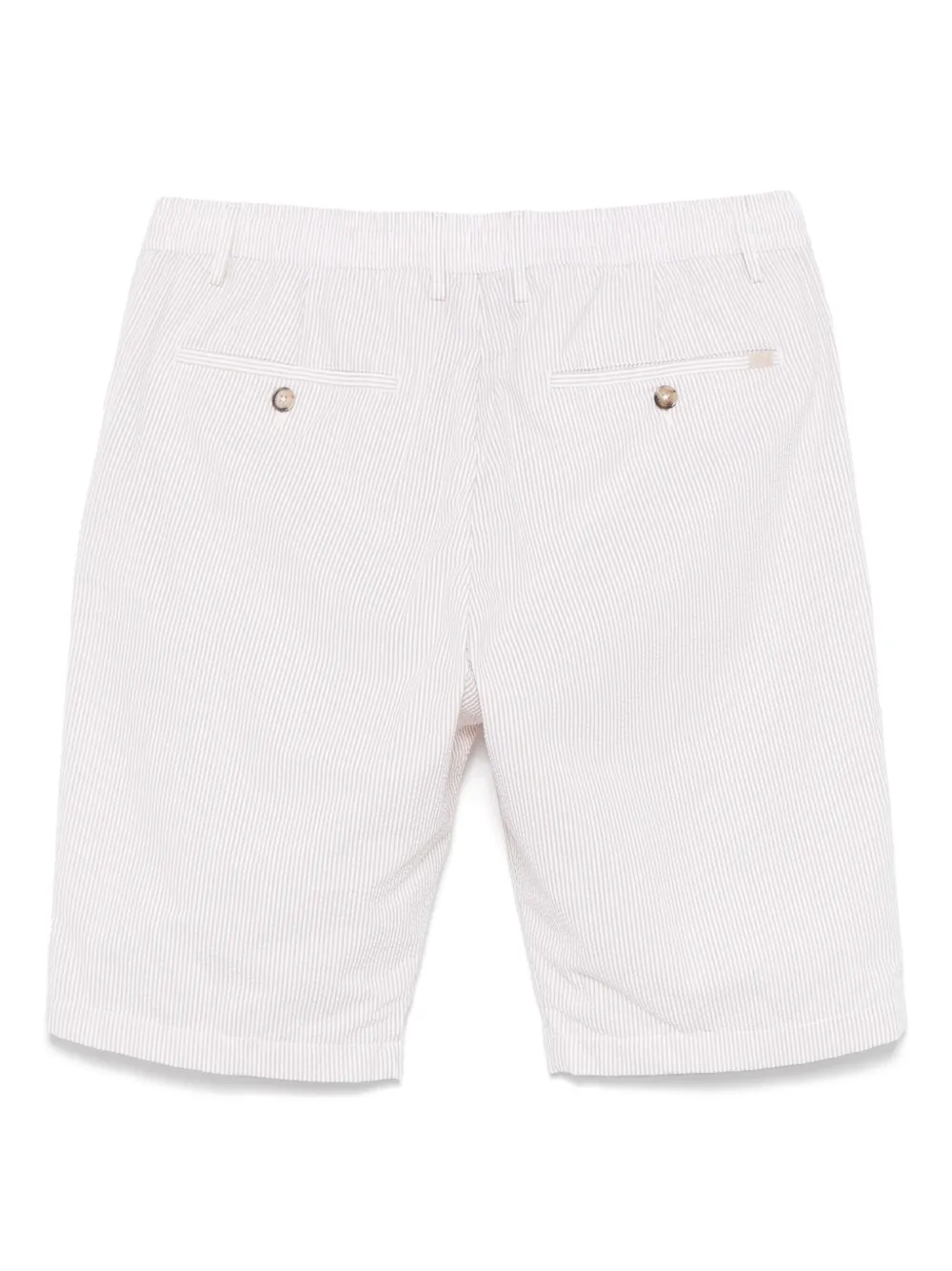 Paul & Shark Seersucker katoenen bermuda shorts - Beige