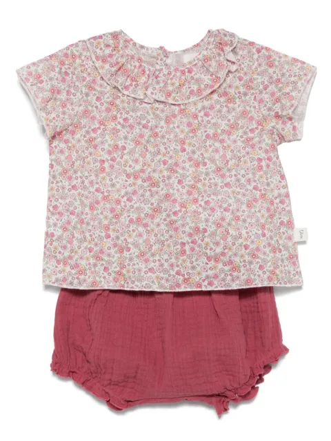 TEDDY & MINOU floral-print shorts set