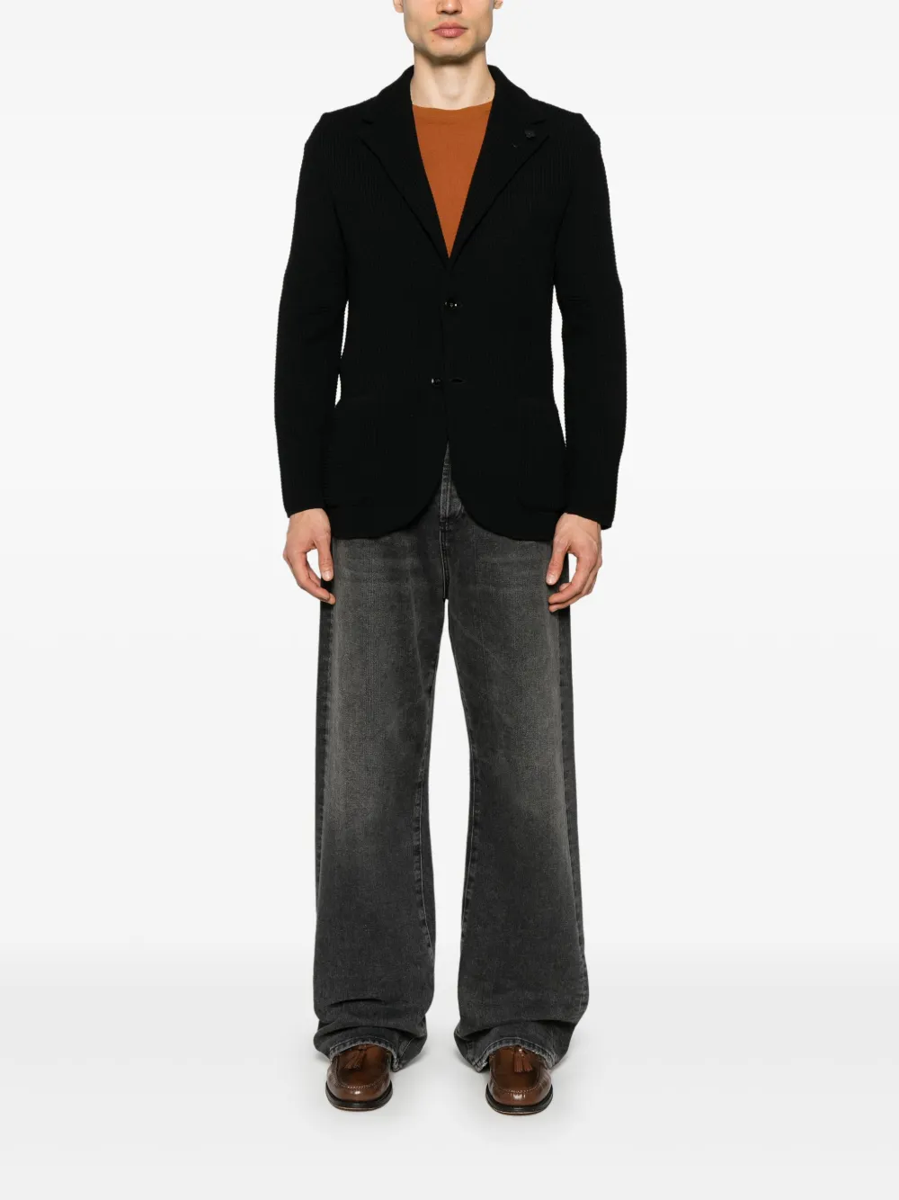 Lardini waffle-knit blazer | Blazers | Image 2