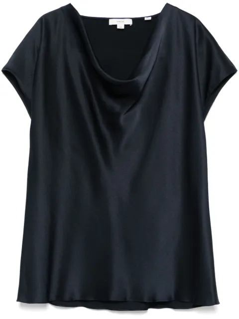 Vince cowl-neck silk blouse