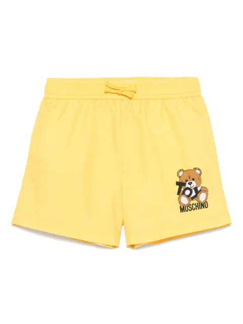 Moschino Kids shorts de playa con motivo Teddy Bear