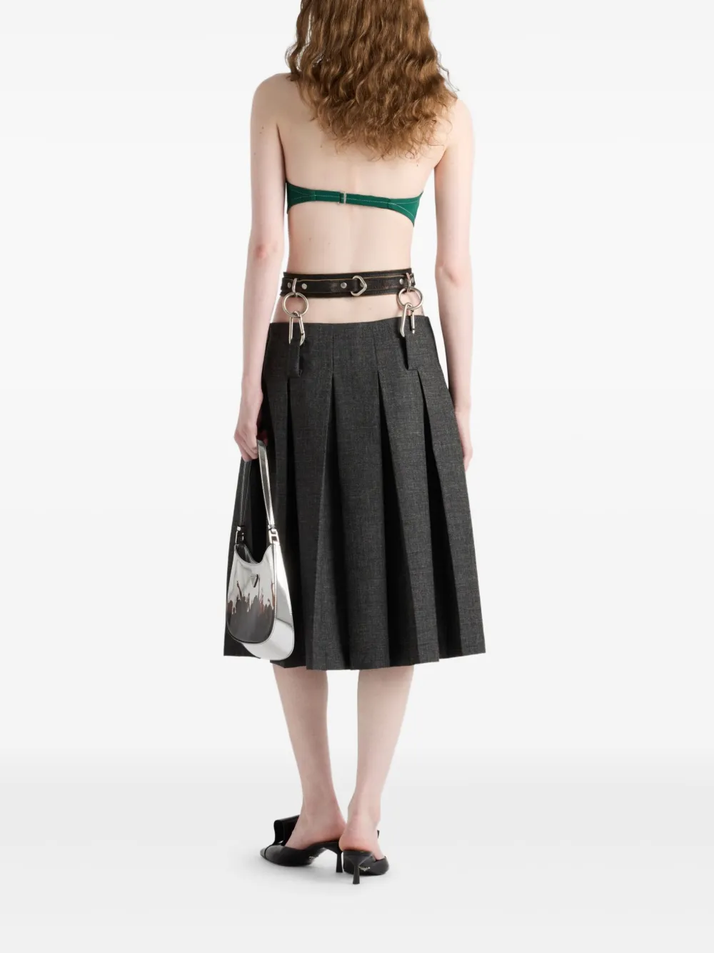 Prada Strapless top Groen