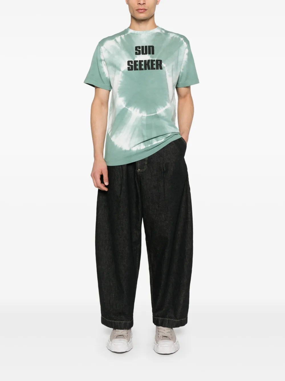 Mauna Kea Shibori T-shirt - Groen