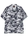 Mauna Kea printed shirt - Blue