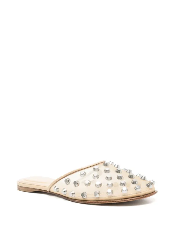 【関税&送料込】Alexander Wang Sandal Rhodes Alexander Wang Rhodes Embellished Flat Slippers | Saks Fifth