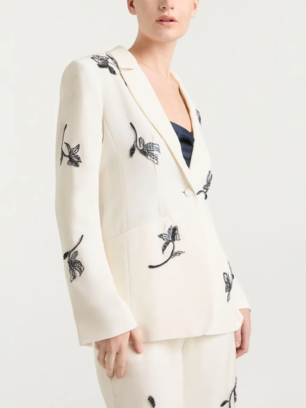 Shop Cinq À Sept Karlie Blazer In Neutrals