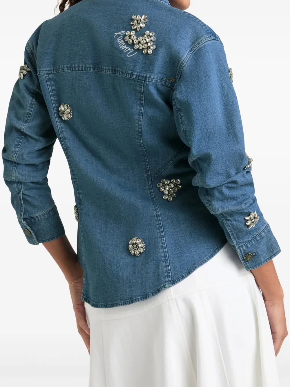 Cinq A Sept Denim jack Blauw